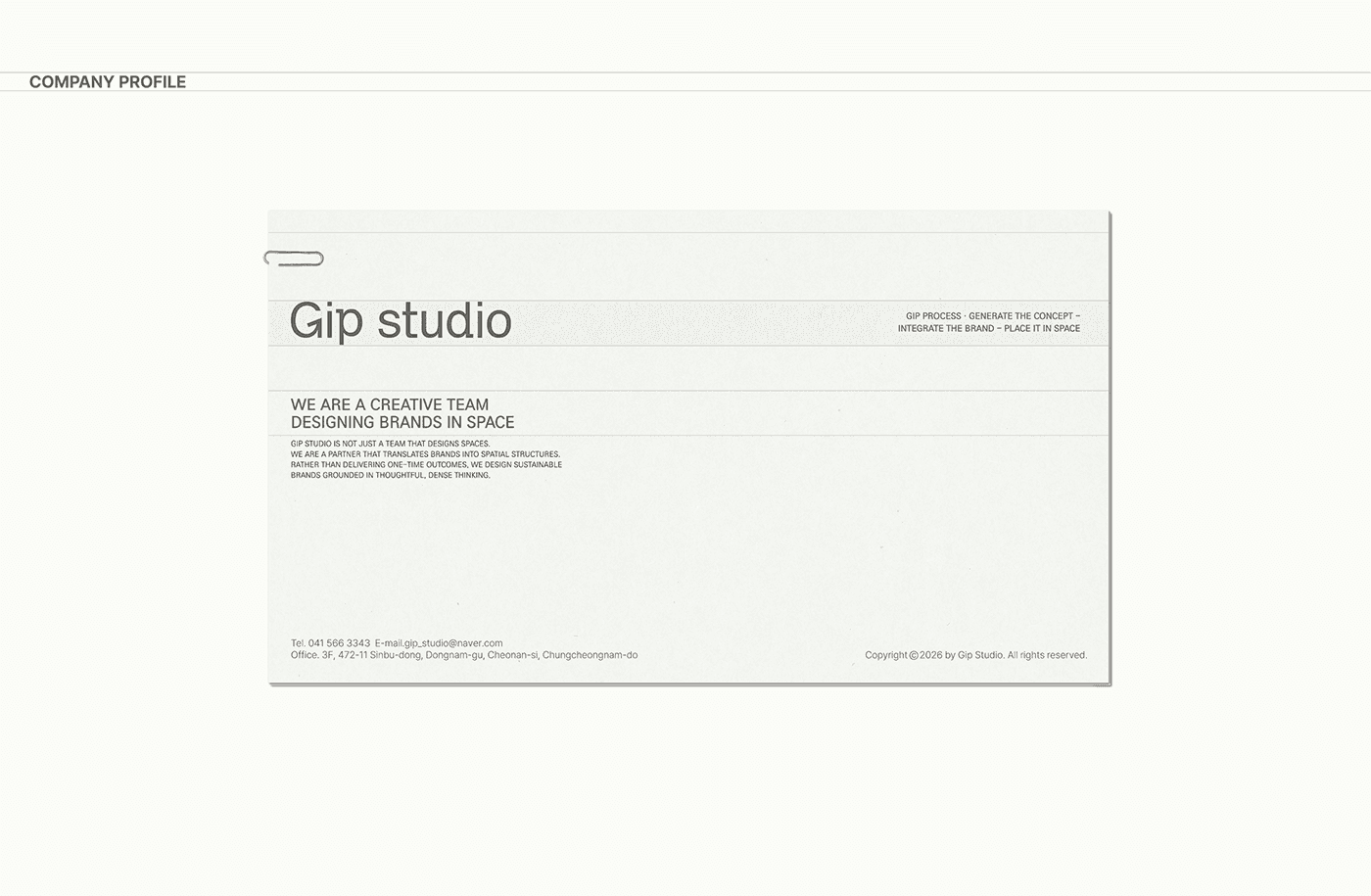 GIP STUDIO — 7